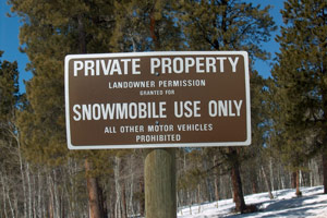 Private Property Sign