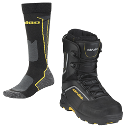 Snowmobiling boots